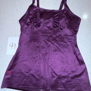 Ruby Ribbon Ultimate Cami - Deep Plum, size 38 (max support/rare find)